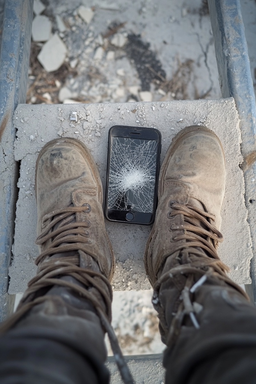 Australian tradie setting up call forwarding on mobile phone to never miss customer calls and job opportunities