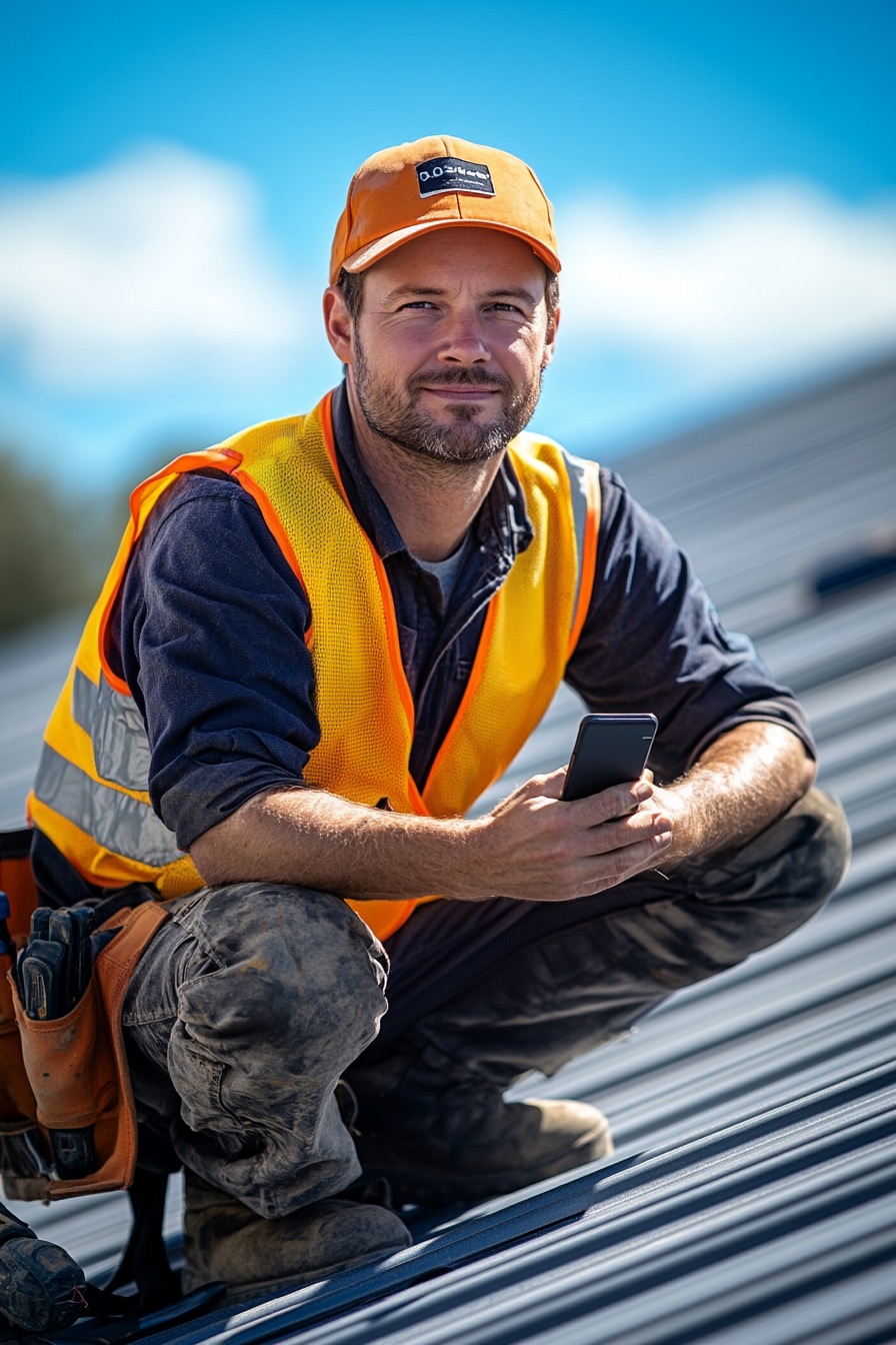 Roofing contractor using professional phone system to capture storm damage leads and manage customer calls